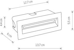 Встраиваемый светильник Nowodvorski Bay Led 8165