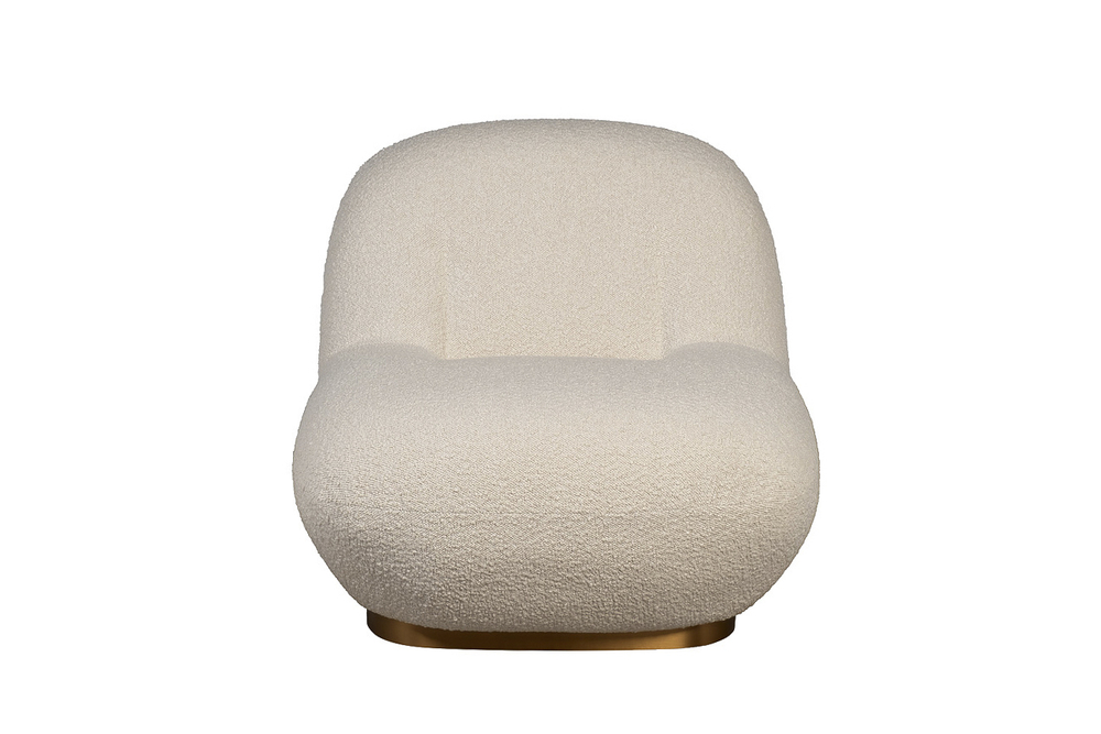 Кресло мягкое 78х87х70.5см Garda Decor кремовое букле