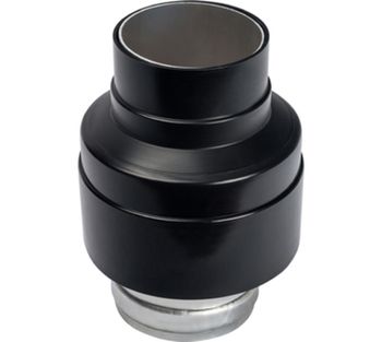 Элемент дымохода манжета для перехода с D80 на финальный вертикальный участок D80/125