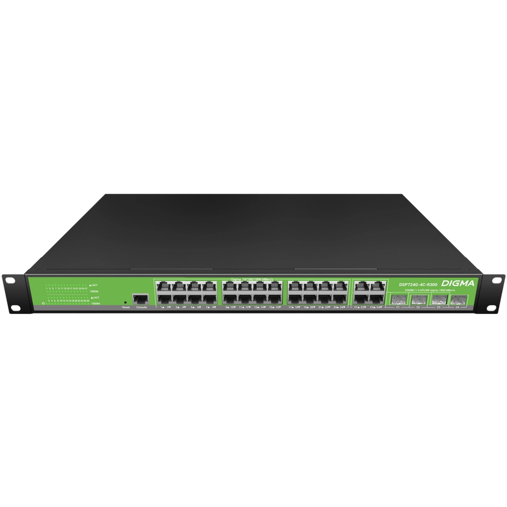 Коммутатор (свитч) Digma DSP724G-4C-R300