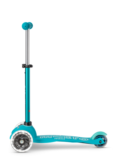 Самокат Mini Micro Deluxe LED Аква