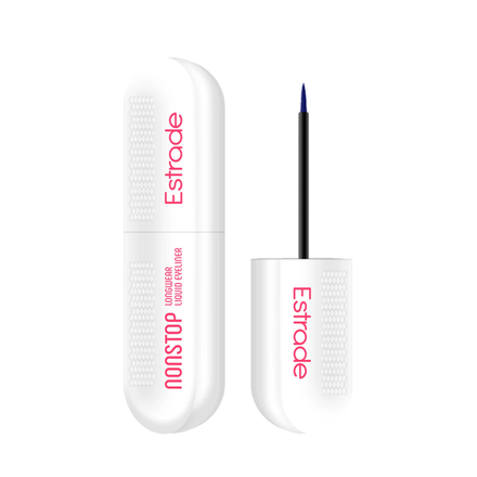 Estrade Подводка для глаз Nonstop, жидкая, стойкая, тон №205, Синий, 12 мл