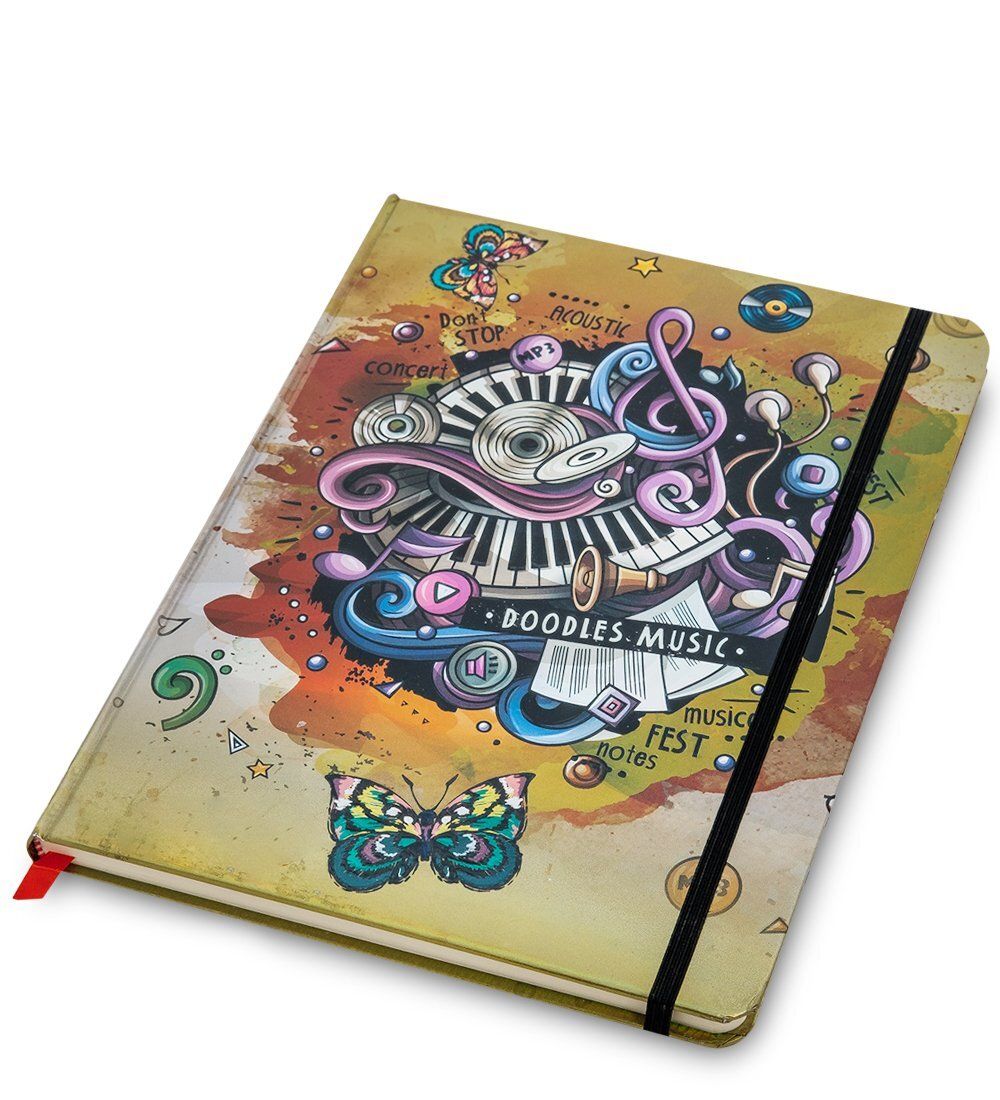 BM-01/2 Блокнот бол. «Звуки музыки» (3D твердая обложка)