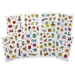 Набор наклеек "Стикерпак", ассорти, 8 листов, 200 наклеек, 110х175 мм, ПП