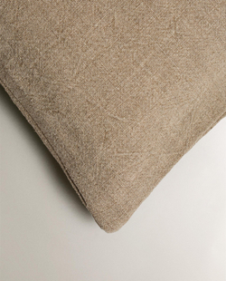 Zara Home наволочка декоративная из льна, светло-бежевый · 1170/007