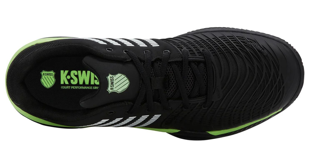 Теннисные кроссовки K-Swiss Express Light 3 Clay - black/soft neon green