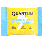Quantum Energy Square, тёмный шоколад с арахисовой пастой, 8 энергетических батончиков по 48 г (1,69 унции)