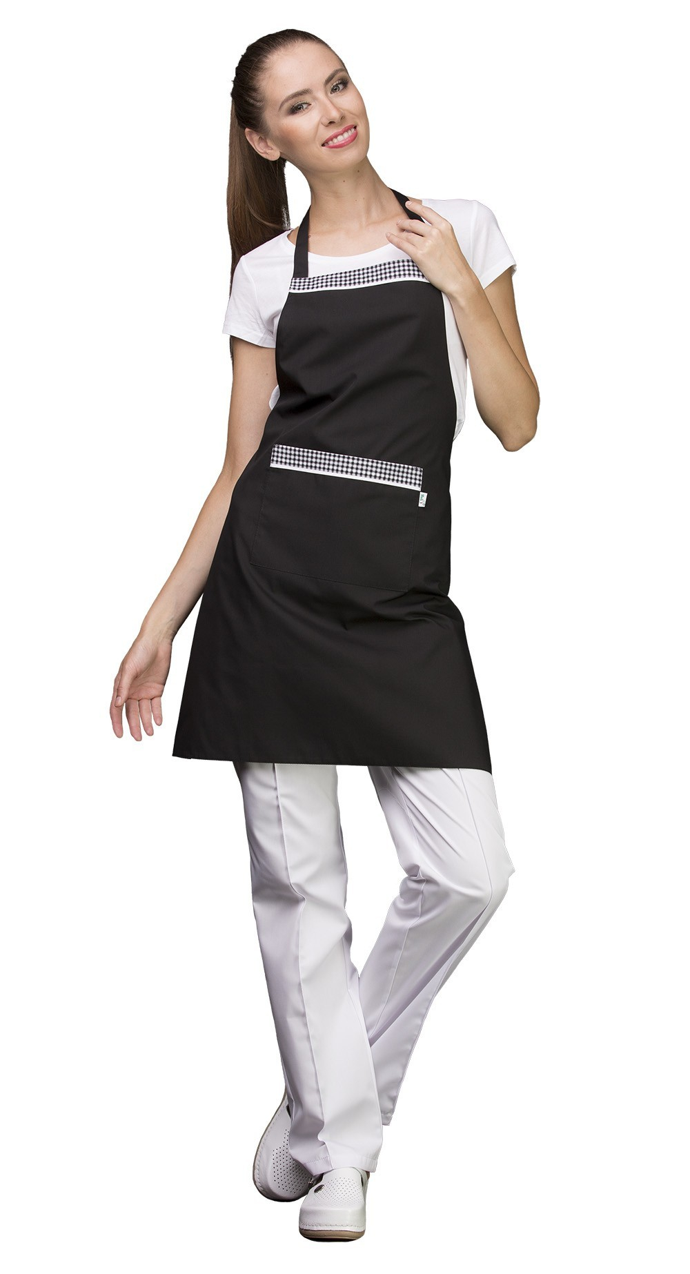 Черный фартук