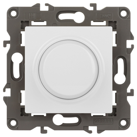 14-4101-01 ЭРА Светорегулятор поворотно-нажимной, 400ВА 230В, IP20, Эра Elegance, белый