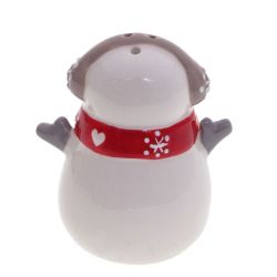 GAEM Набор: солонка и перечница "Снеговик меломан", L6,5 W5 H7,5 см