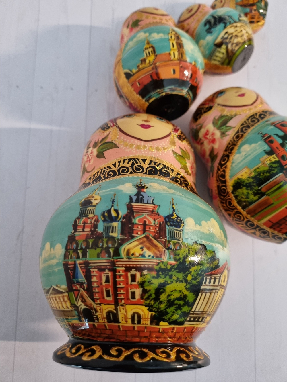 Матрешка "Санкт-Петербург" 5 мест