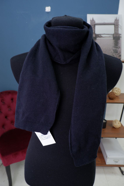 Шарф базовый с шерстью