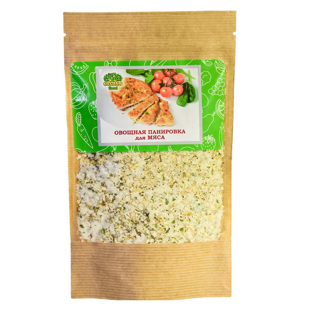 Organic Food Овощная смесь для панировки мяса, 130 гр