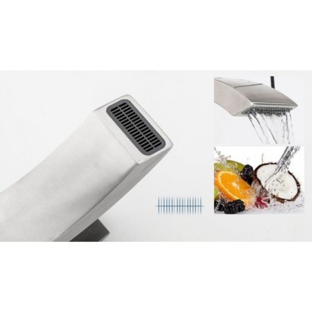 Смеситель для раковины, Frap, корот изл, с картриджем, нерж, F10803-2