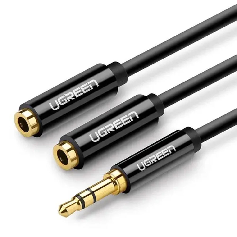Кабель Audio 3.5mm - 2*Audio 3.5mm (сплиттер для наушников) UGREEN 20816