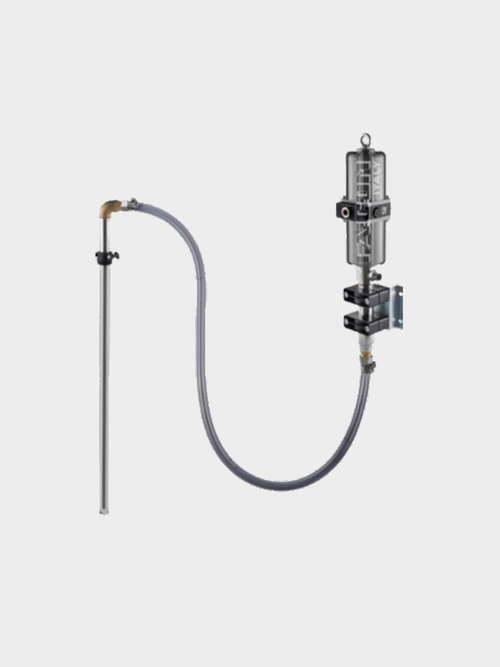 Настенный комплект для масла, для бочек 180-200 кг (пневмонасос 5:1, рукав 2 м, всас. шток, кроншт.)