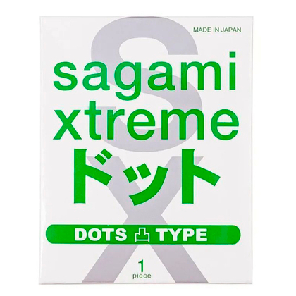 Sagami Xtreme Type-E - Презервативы латексные, с точечной текстурой, 1шт.