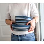 Тарелка connect, organic, D20,5 см, синяя