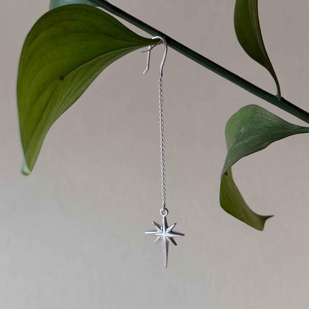 моно-серьга длинная lumos mini