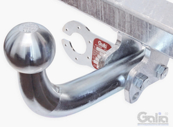 Оцинкованный фаркоп на Peugeot 206 универсал 2002-2010 (без электрики), Galia P037A