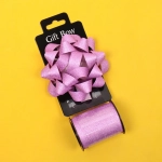 Набор для декорирования «Мерцание» бант d=10 см, лента 1,6 см (10м), Сиреневый