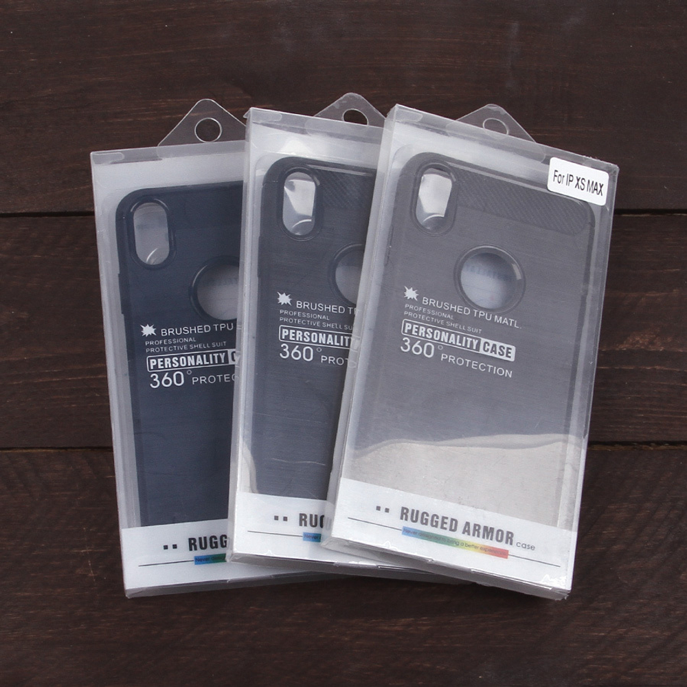 Противоударный чехол для iPhone XS Max, 009508 Серый