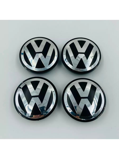Колпачки на литые диски с эмблемой Volkswagen 69 мм 4 шт