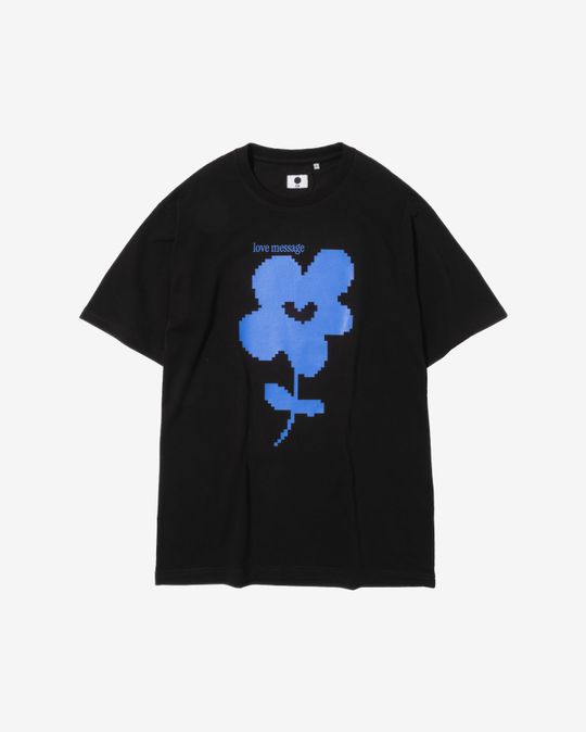 Футболка FOS Love Message плотная мужская черная