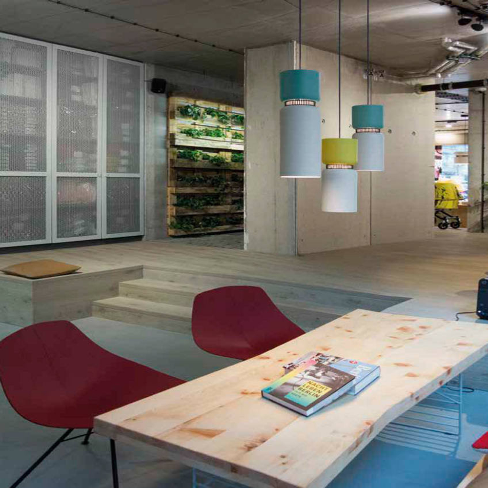 Pendant design lamp  ASPEN S40 by B.Lux (White+Green)