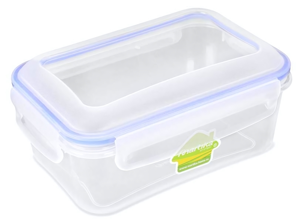 Контейнер 1,15л "Спессо" герметичный, прямоугольный