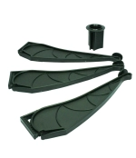 Искусственная новогодняя елка Beatrees Сапфир заснеженная, голубая, литая+ПВХ, 150 см