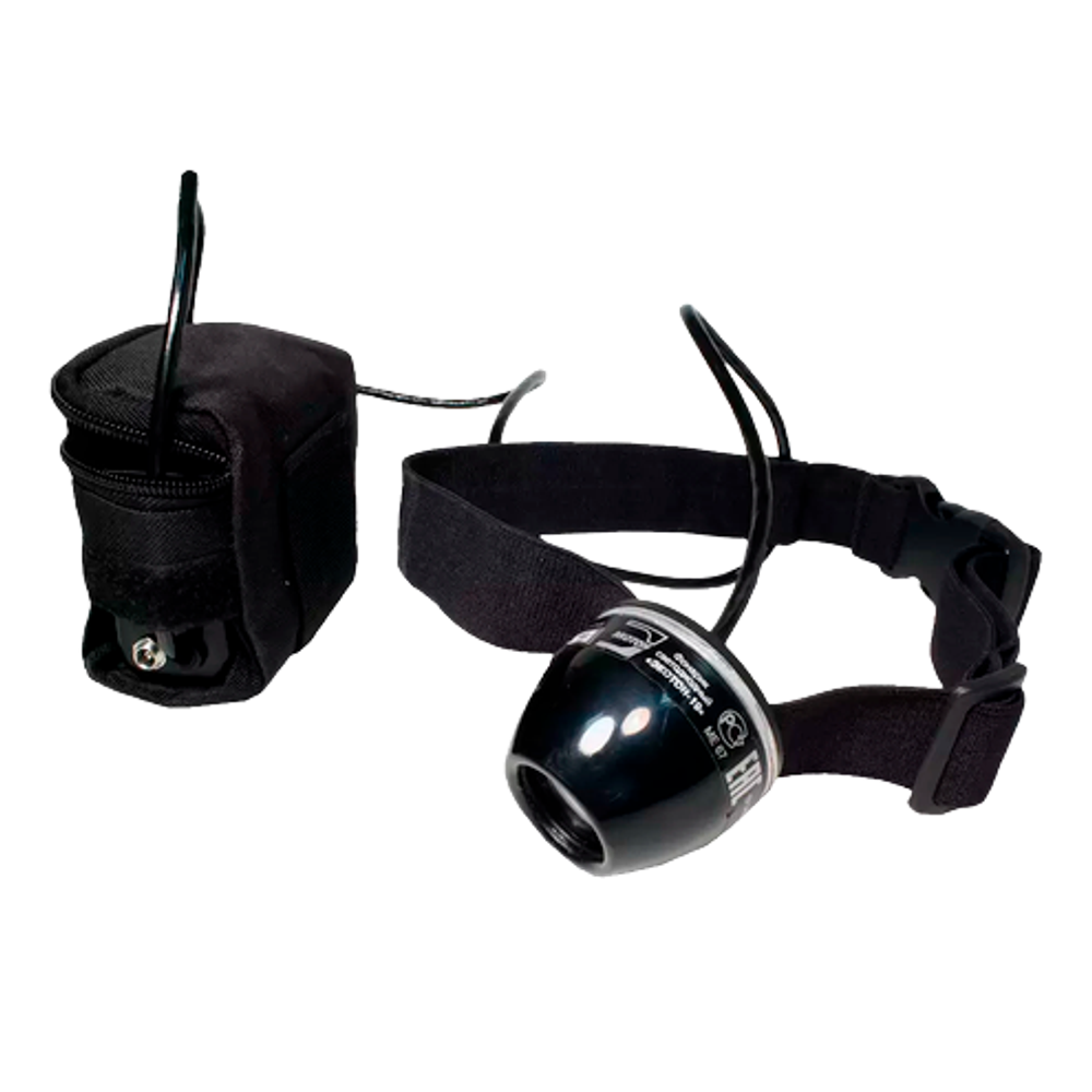 Фонарик аккумуляторный светодиодный "Экотон-19" наголовный с з/у