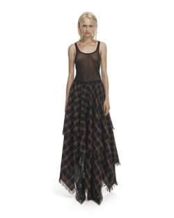 Юбка в клетку