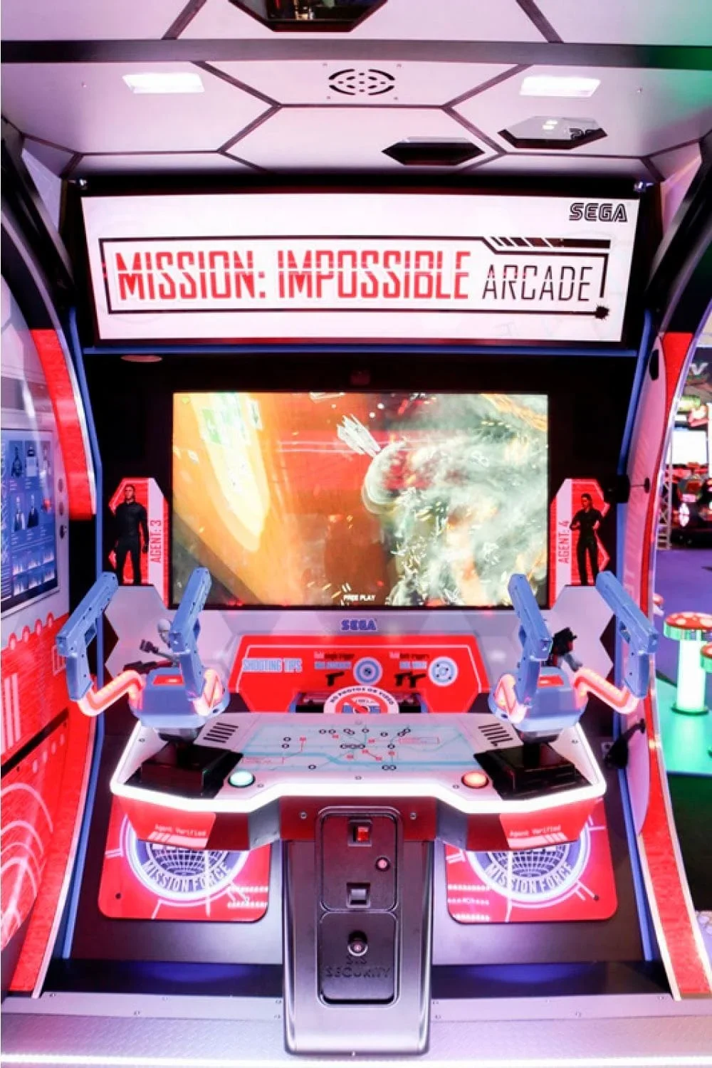 Игровой автомат стрелялка на 4-х игроков «Mission: Impossible Arcade»