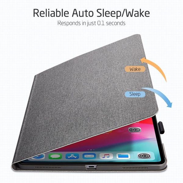 Тканевый магнитный чехол ESR Urban Folio Case для iPad Pro 11 2020 (синий)