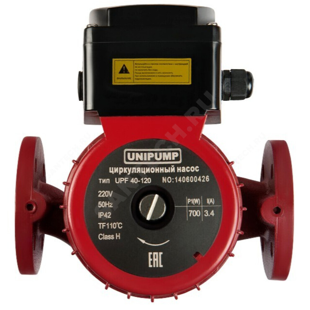 Насос циркуляционный с мокрым ротором UPF 32-120 220 PN10 1х230В/50 Гц Unipump 83924