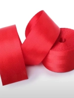 Ремень безопасности красный 3,6 м