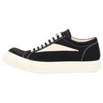 Rick Owens DRKSHDW Low top Canvas Shoes Men"s Black White