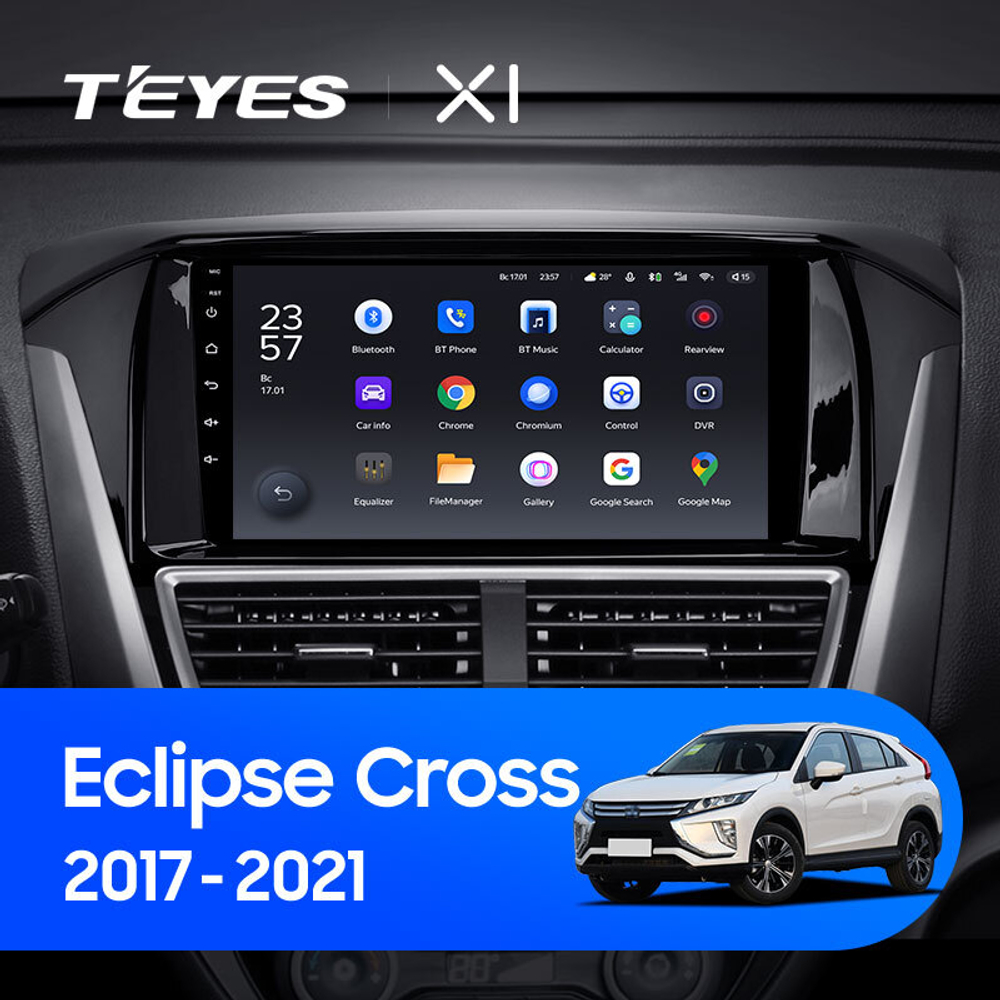 Teyes X1 9" для Mitsubishi Eclipse Cross 1 2017-2021