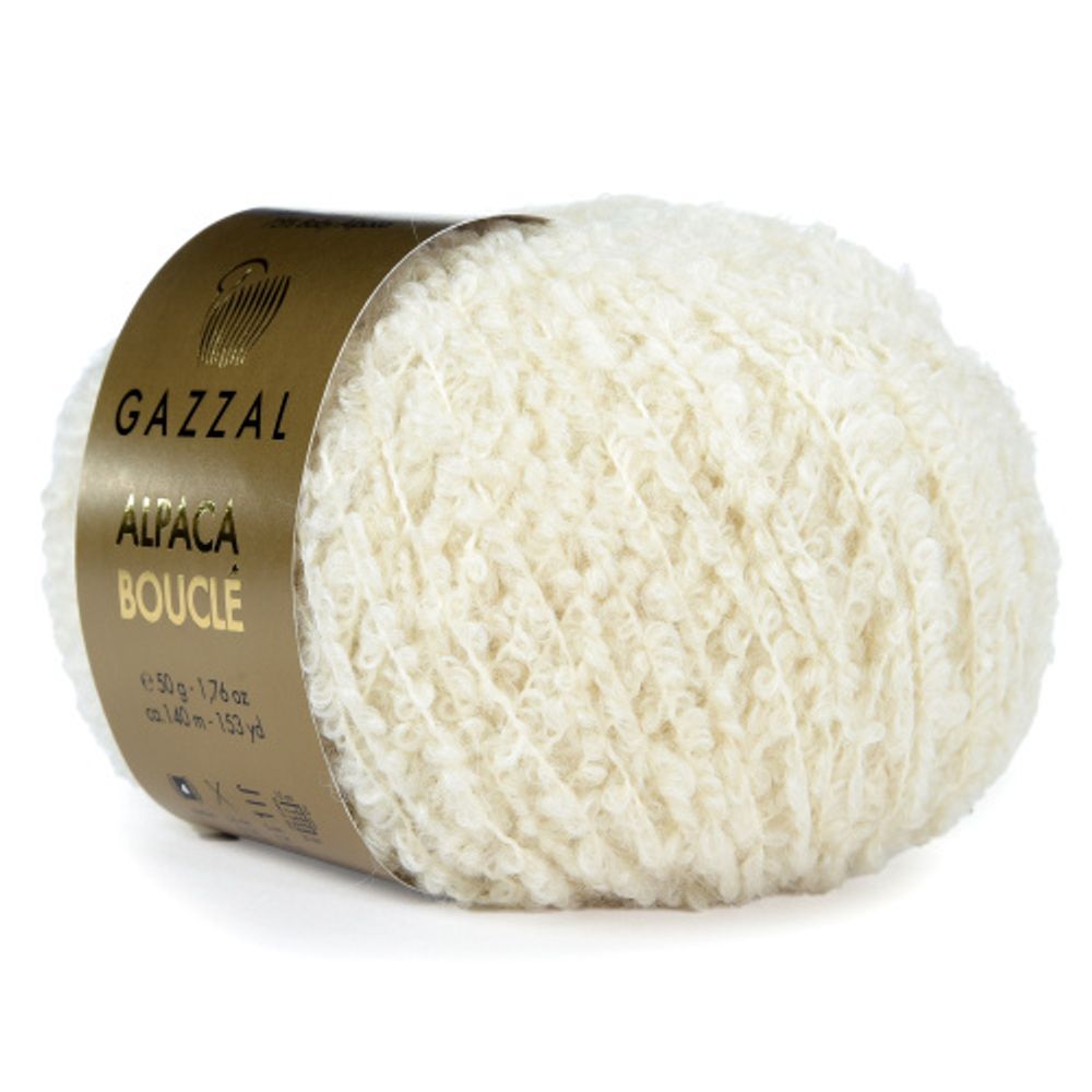 Пряжа Gazzal Alpaca Boucle (120)