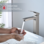 Смеситель для раковины Raglo R01.15.09, графит