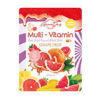 Тканевая маска с экстрактом Грейпфрута Grace Day Multi-Vitamin Grape Fruit Mask Pack 5шт
