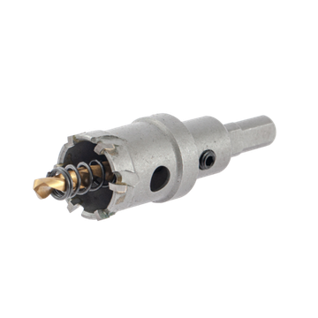 Коронка по металлу твердосплавная, 27 мм //Denzel 724007