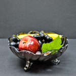 Фруктовница на ножках 24*11см стеклянная