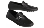 HERMES Idylle Gommino Loafers Men"s Black