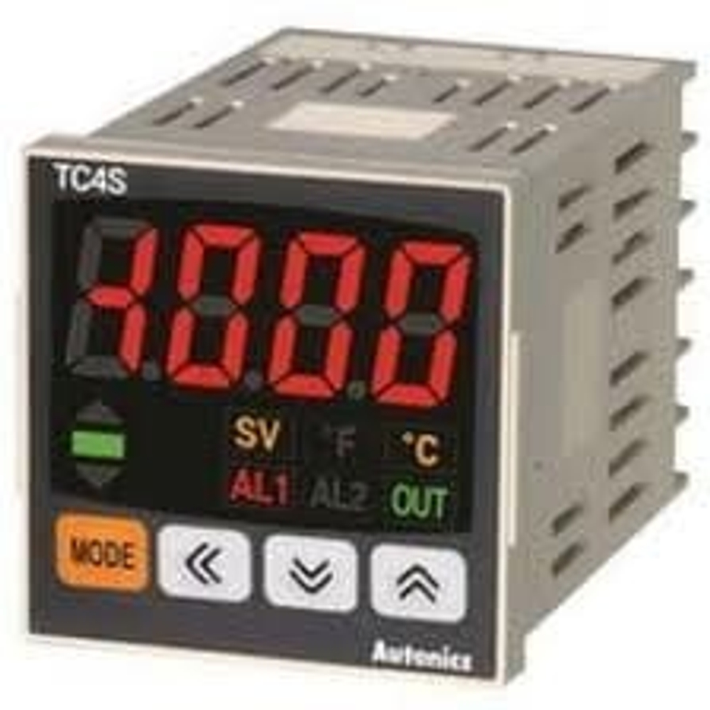 TC4SP-14R, Температурный контроллер с ПИД-регулятором, 4 разряда, Ш48хВ48, 1 вых. реле + 1 SSR