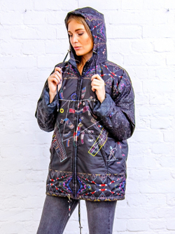 Куртка «Кандинский 2», по мотивам абстрактной живописи Василия Кандинского