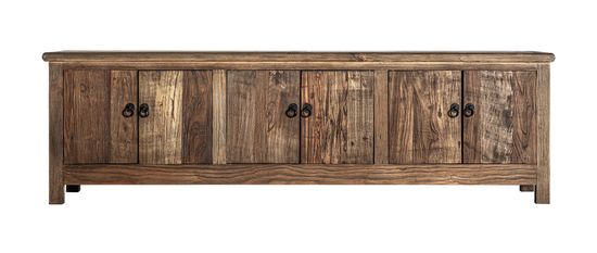 Тумба под телевизор ANSUN цвет коричневый/натуральный