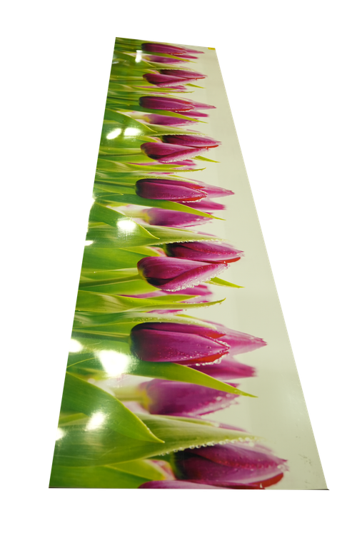 ПАНЕЛЬ ИНТЕРЬЕРНАЯ ПВХ (ФАРТУК) ТЮЛЬПАНЫ 3000Х600Х1,3ММ