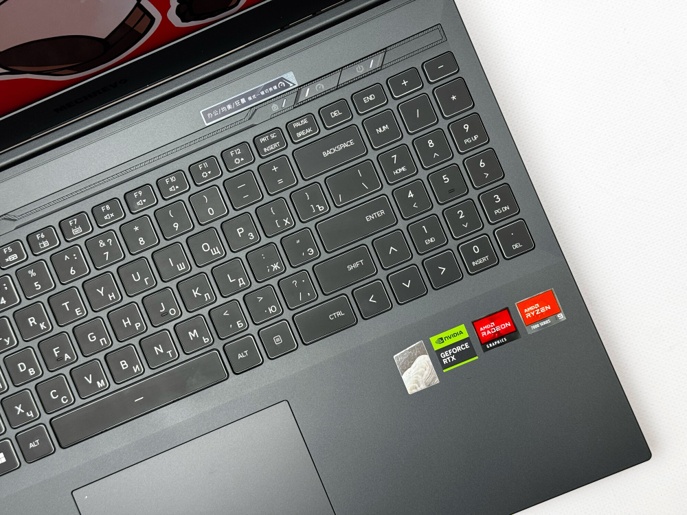 Игровой ноутбук Mechrevo Ryzen 9 7940H / RTX 4060 8GB / 16GB / 512GB / 2.5K / 165Hz / Win 11 / RU-EN клавиатура